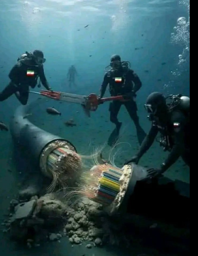 تهديد إيراني بضرب كابلات الإنترنت العالمية بمضيق هرمز